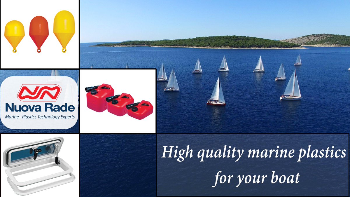 NuovaRadecom's tweet photo. 🌀Yachtsmen and boating professionals all over the world rely on more than 850 items of Nuova Rade , among which: buoys, lifebuoys, hatches, boat hooks and fuel tanks. 
Find a wide range of high quality plastic products here: https://t.co/mPYDqCxGcN
#NuovaRade #Marine #Plastic https://t.co/5M4vumOy6t