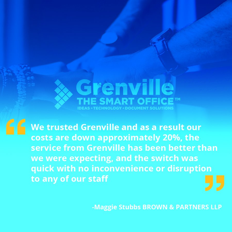 GrenvillePrint's tweet photo. Grenville partners with clients to find the best solutions for their needs, which often results in both cost savings and workflow improvements https://t.co/0ieqT7dcRE