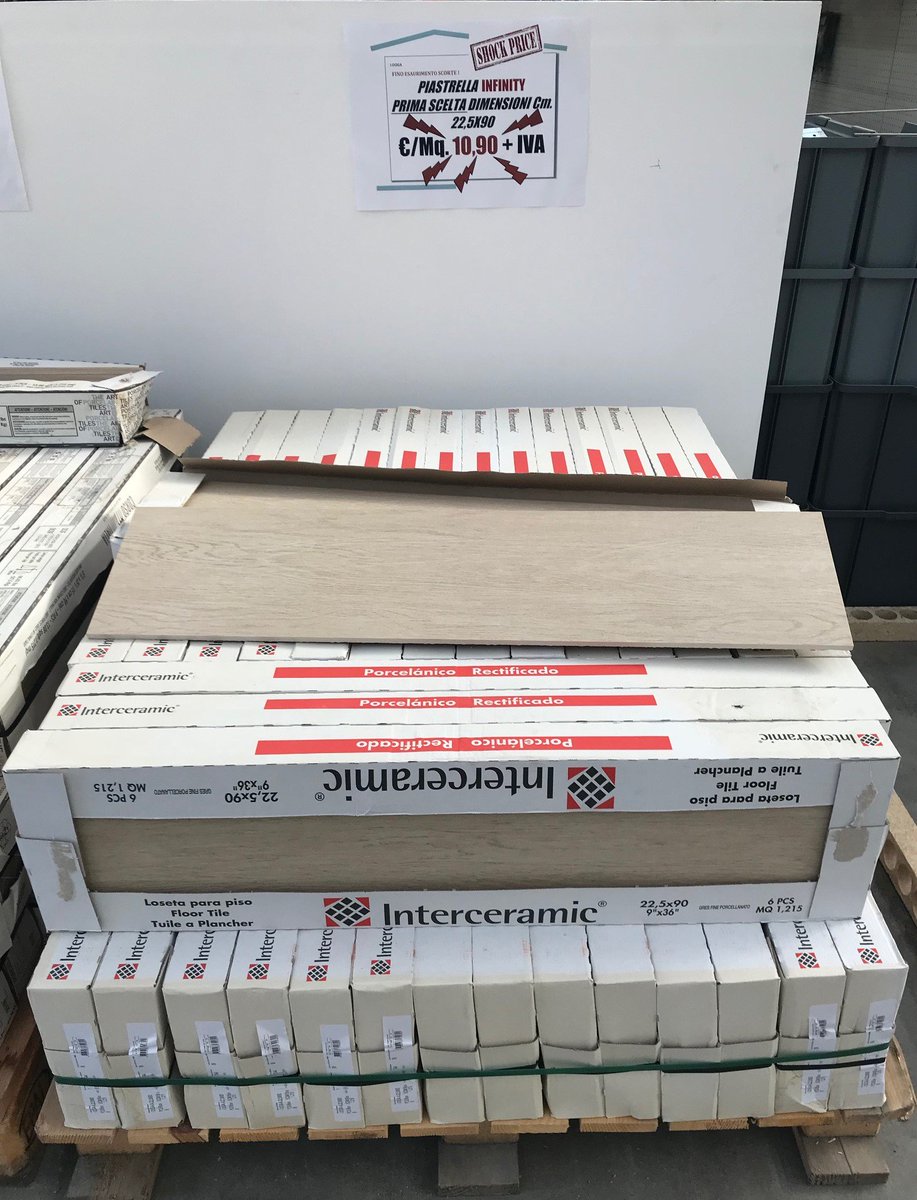 EdilService's tweet image. Vi presentiamo oggi la nuova arrivata nel nostro angolo delle occasioni! Piastrella Cm. 22,5X90 serie I-DOGA Infinity al prezzo come sempre più basso sul mercato € 10,90 + IVA al Mq. FINO AD ESAURIMENTO SCORTE!
#Edilserviceiscoming              SEGNATELO!