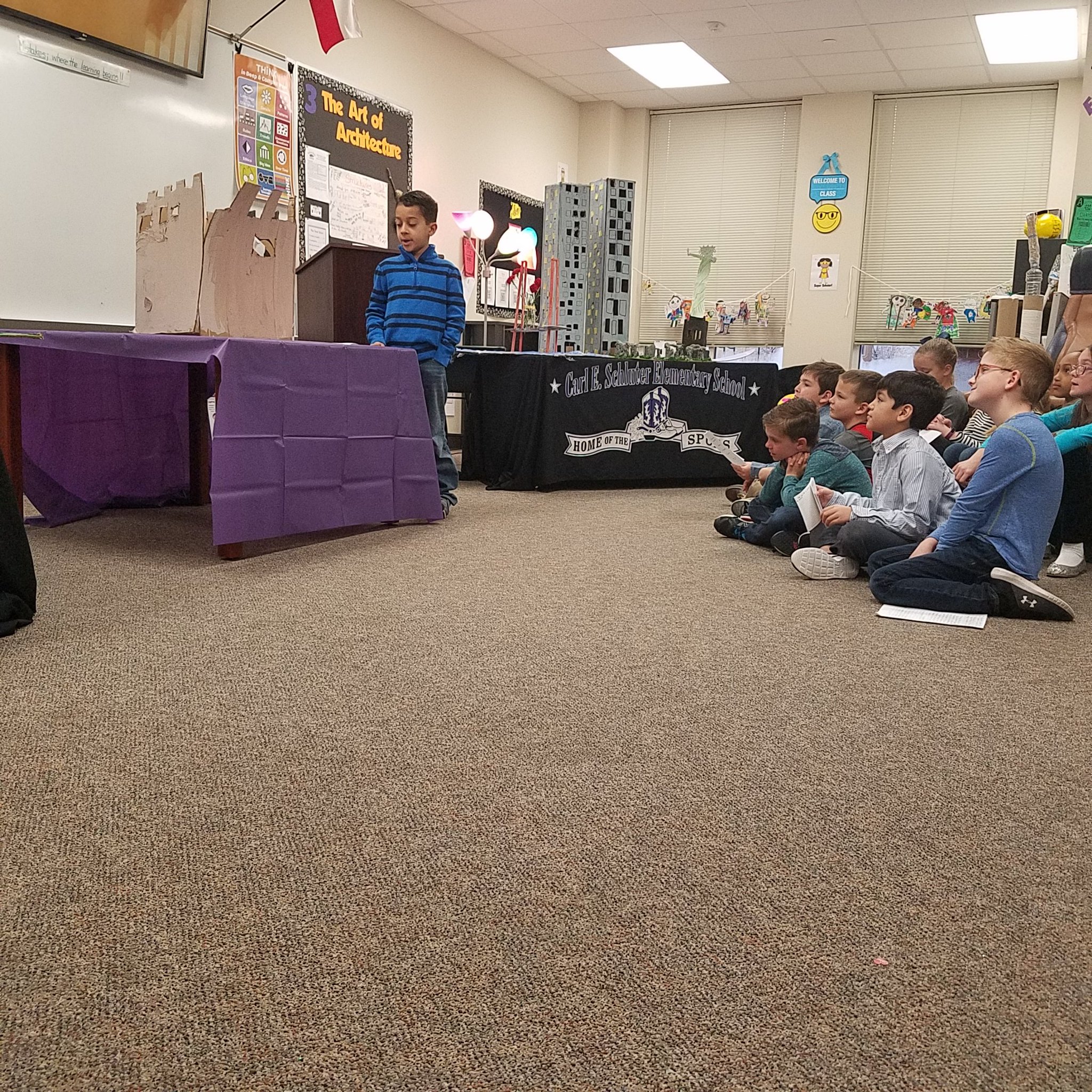 Schluter Elementary on Twitter "SchluterSmiley class presenting thier