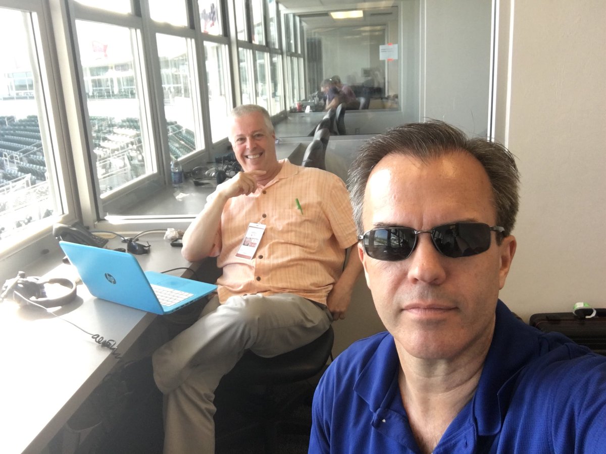 TomCaron's tweet image. Appearing on @MorningJab in Maine - in the distance @kirkmin is shaking his head.