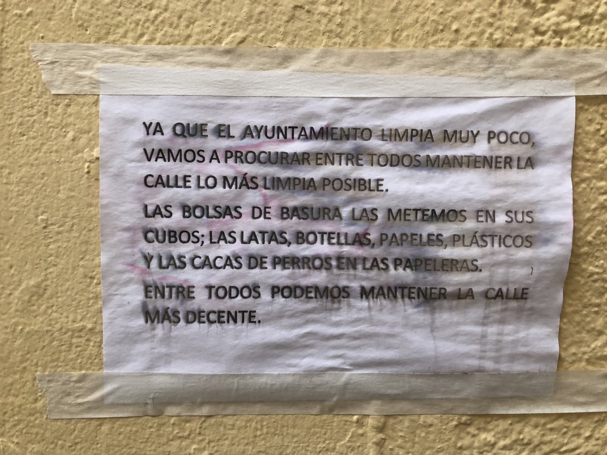 Los vecinos de la calle Tomás Bretón obligados a buscar la solidaridad vecinal ante la dejadez del ayuntamiento de <a href="/MADRID/">Ayuntamiento Madrid</a>. <a href="/Lineamadrid/">Línea Madrid</a> <a href="/JMDArganzuela/">Distrito de Arganzuela</a> <a href="/BasuraMAD/">Basura en Madrid</a> <a href="/AcerasLimpias/">Aceras Limpias || Democracia Limpia</a> <a href="/AscoMadrid/">Madrid Da Asco</a>
