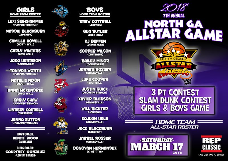 ngaclassic's tweet photo. THIS JUST IN

Flowery Branch Justin Quick has been chosen to play in the 2018 North Ga All-Star Classic. For more information click here: https://t.co/vJrUJbyHkA https://t.co/nENJVRypWc