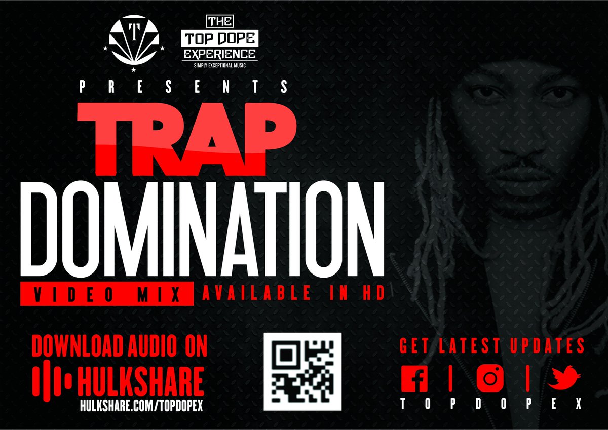 Topdopex's tweet photo. Our longest video show yet! The TRAP DOMINATION VIDEO MIX. Courtesy of TD Pappi.
Check out the #audio edition on https://t.co/HFSW9gOpqV
#djmix #dj #djshow #musicvideos #music #trapmusic #trap #hiphop #hiphopmix #videomixing #videomix #video #videos #audiomix #topdopex #trapmix https://t.co/j78otElrhh