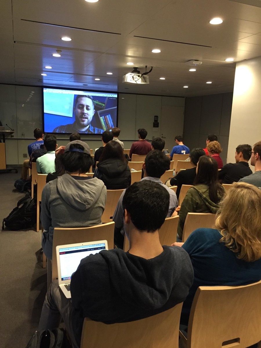 MichaelGaiss's tweet photo. Thanks @EshipAtDuke for hosting yesterday's talk. Here is Adam Brod, @DukeU alumnus and Head of Technology and Engineering at @BookBub, sharing advice and insights with @DukeStudents. https://t.co/2DZPCg41Zj