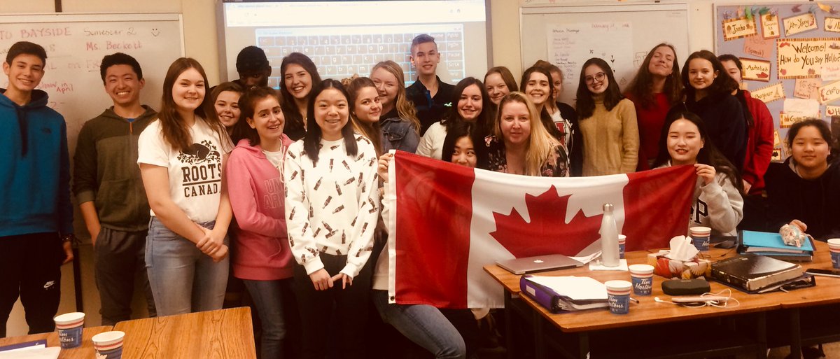 BSSstc's tweet photo. Welcome and welcome back to new and returning students! 🇨🇦 @bssnews @ISP_HPE Thank you Mrs. Francis, Sam, Emily, and Jacqueline for your sharing and friendship this morning. #bsscommunity https://t.co/gpWdnMTxAP