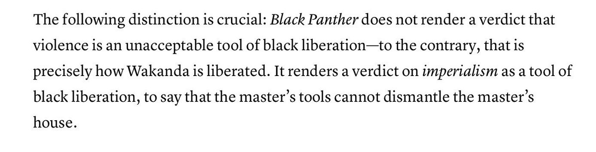 b-boy bouiebaisse (@jbouie) on Twitter photo If you’ve seen BLACK PANTHER you have to read the great <a href="/AdamSerwer/">Adam Serwer 🍝</a>’s take on Killmonger, which is the correct read of the character, IMO. theatlantic.com/entertainment/… If you’ve seen BLACK PANTHER you have to read the great <a href="/AdamSerwer/">Adam Serwer 🍝</a>’s take on Killmonger, which is the correct read of the character, IMO. theatlantic.com/entertainment/…