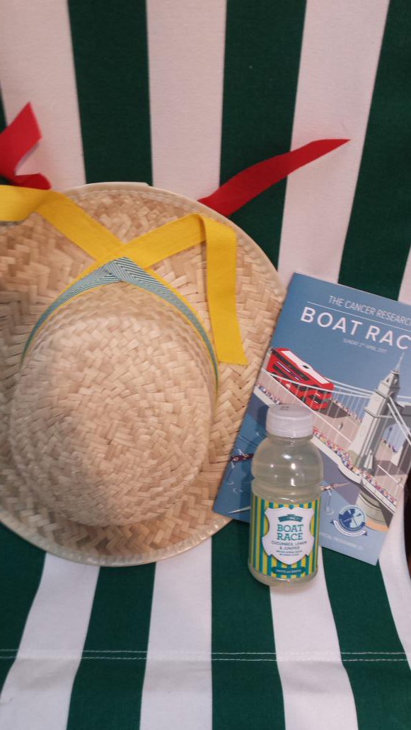 refineddrinks's tweet photo. The festival atmosphere builds... Escape to a #BoatRace today on stand U301 @CasDiningShow #RefreshmentRedefined https://t.co/zoih20x5Gk