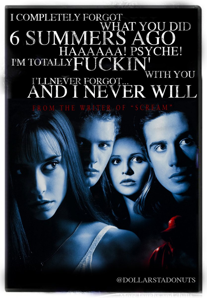 Jesse Mclaren A Couple Weeks Ago People Replied To A Thread Of Mine With Hilarious I Still Know What You Did Last Summer Titles So I Turned Them Into Real