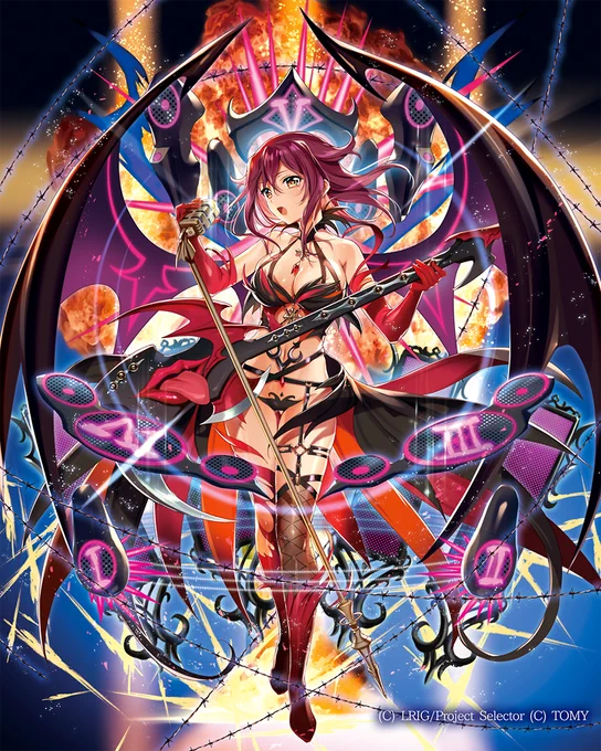 本日発売のWIXOSS『アンロックドセレクター』、現在のプロモパック『セレクターズパックVol.15～Vol.20』に【悲願の駄姫 グズ子】【決闘文具】描かせていただきました!よろしくお願いします! #WIXOSS 