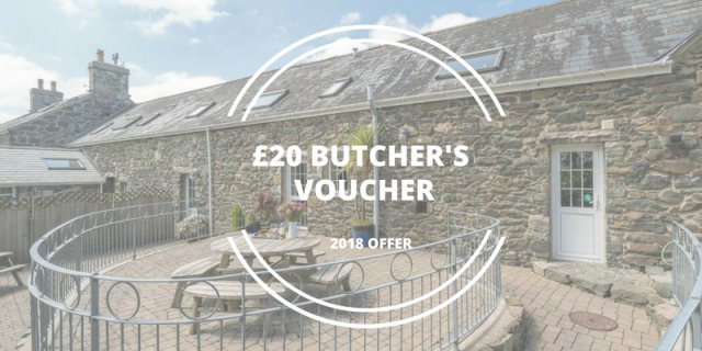 Book to stay at one of three 'Sarn' cottages &amp; you'll receive a £20 voucher to spend at the award-winning local butcher, Bryn Jones! <a href="/CerionCig/">Cig Cerion</a> (ts&amp;cs) More info ... ow.ly/sUm330iosBm