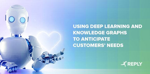 Reply_UK's tweet photo. #DeepLearning and #KnowledgeGraph methods leverage contextual and unstructured #data to anticipate #customers’ needs. Discover more on Reply’s #framework #RoboticsForCustomers : https://t.co/86u2pZaHSH #RecommendationSystem #datadriven https://t.co/TOaWOWhPLA