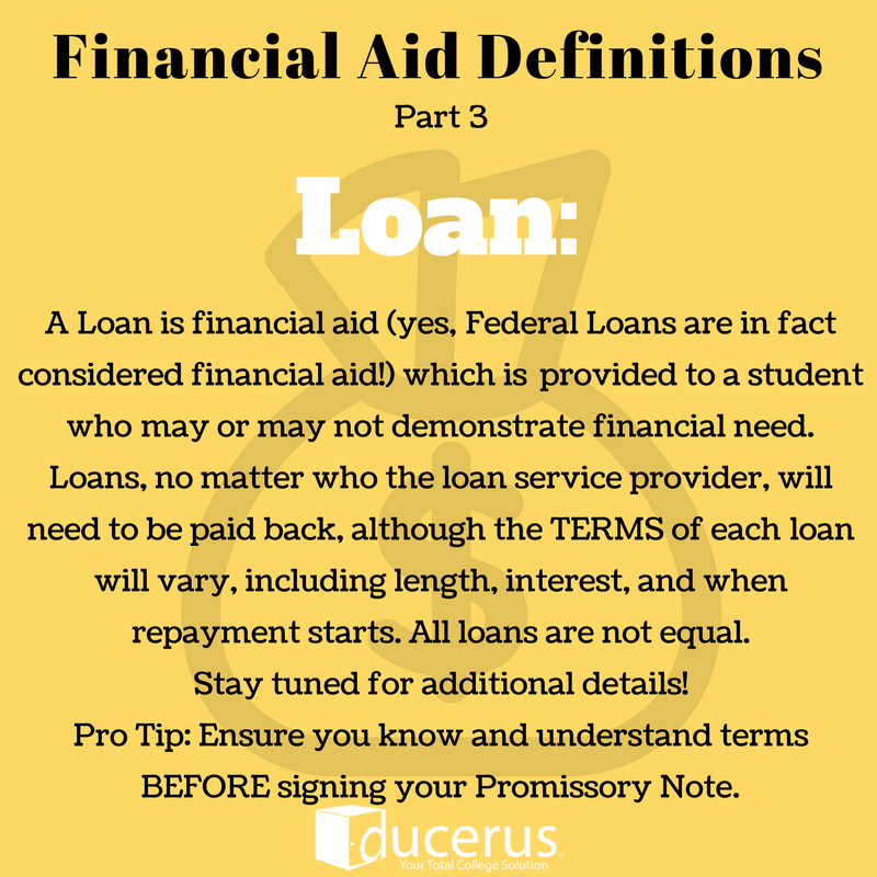 DucerusCarlsbad's tweet photo. Our #FinancialAid cheat-sheets are back! Here is the 3rd in our mini-printable series. Come back the rest of the week for additional #StudentLoan breakdowns. This is VERY important to understand so please reply with #AskDucerus if you have additional questions! #WisdomWednesday https://t.co/Afggz2T4d4