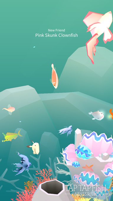 My Pink Skunk Clownfish:)  #taptapfish Download: https://t.co/XI5Lac0Uyd https://t.co/75eXyPmBLc<a href="/tag/taptapfish"class="tags">#taptapfish</a>
