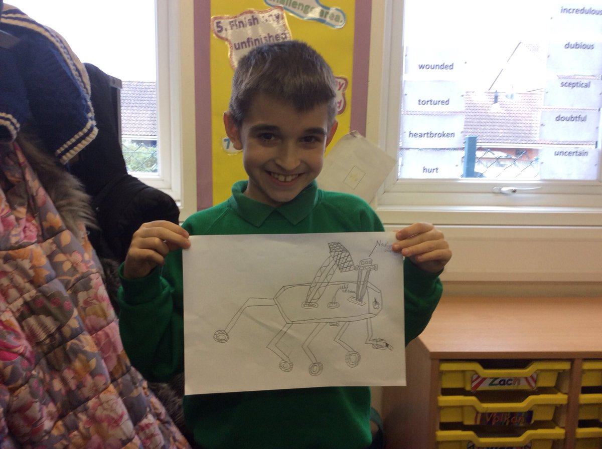 Achieve_Class5's tweet photo. Look at these planetary rovers we designed today in class! https://t.co/Ov9euvhyQ2