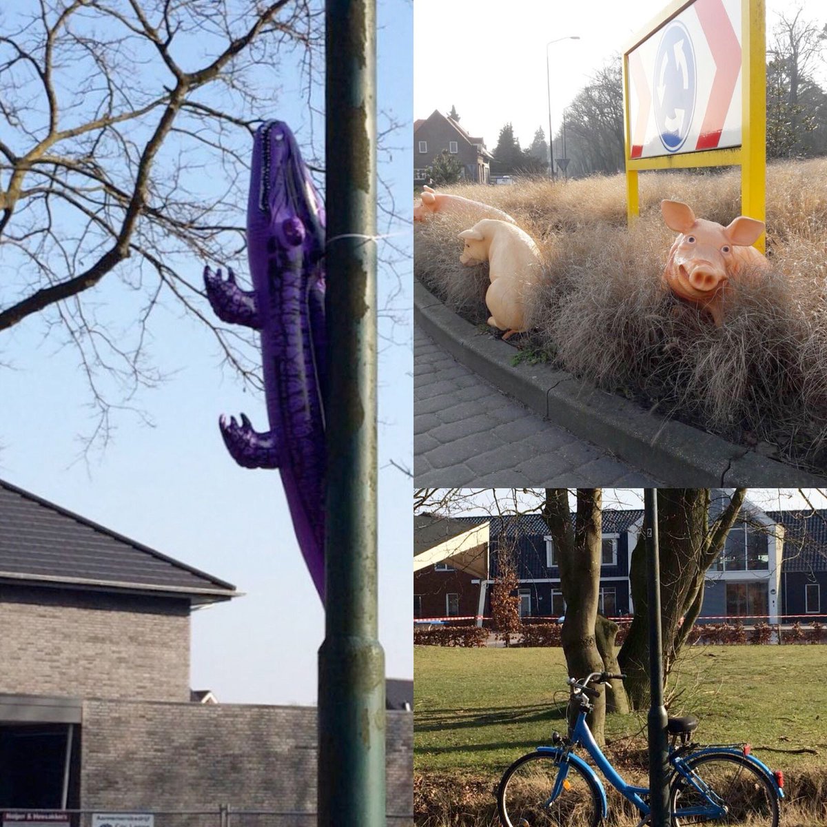 Mooie #guerrilla #campagne in <a href="/gemGemertBakel/">gemeenteGemert-Bakel</a>. Wie zit hier achter? #durftevragen