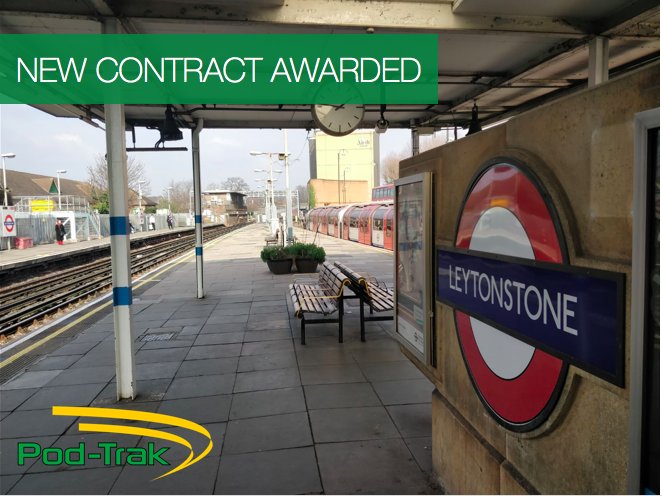 We are pleased to report Pod-Trak have been awarded a new contract for works at Leytonstone Underground Station. The works include Coping stone replacements, re-surfacing of 3 platforms and the installation of new platform drainage. #railnews