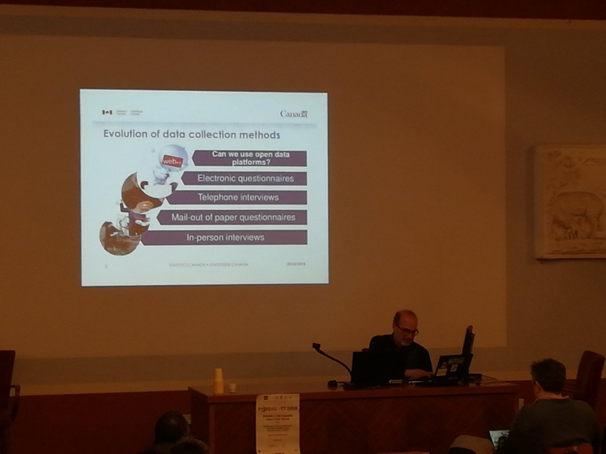 MasterGIS_Droni's tweet image. Alessandro Alasia in diretta dal Canada per esporre le esperieze di crowdsourcing di Statistic Canada nel progetto &quot;Building Canada 2020&quot;. #foss4git #21febbraio #Roma @MasterGIS_Droni @MassDeMarchi