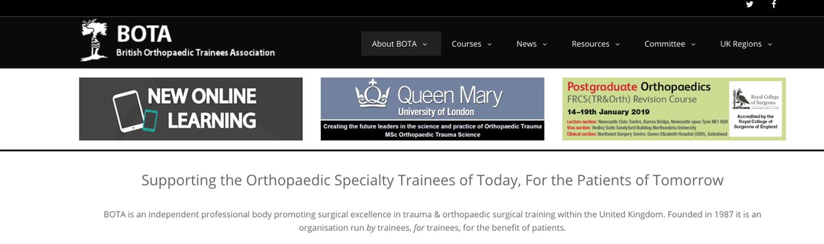 Flip side of website advert demonstrating RCSEng course accreditation