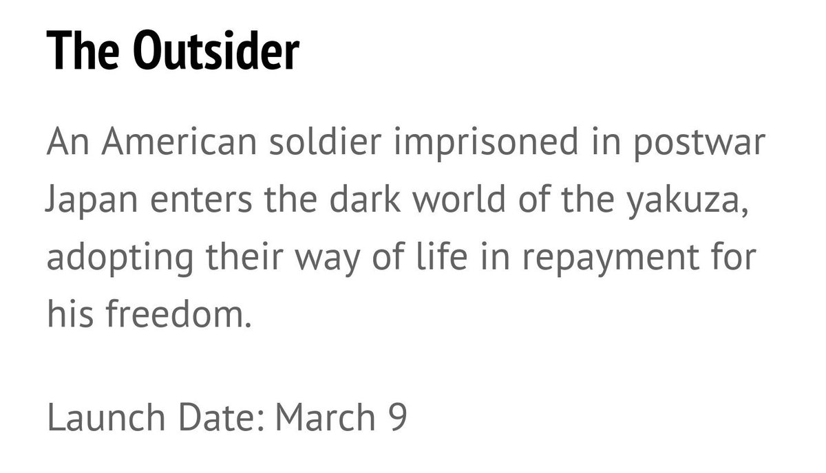 Update: Netflix reveals 'The Outsider' to be released on March 9th