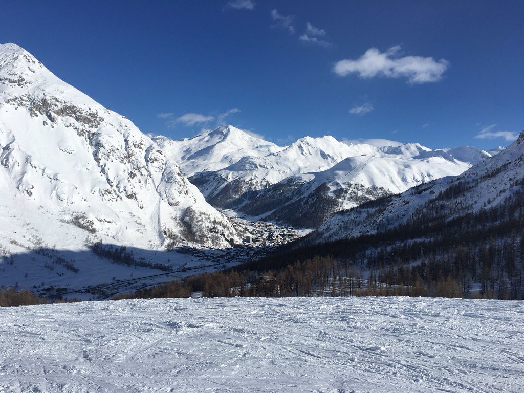 First day for a while... but it's good to be back. #valdisere