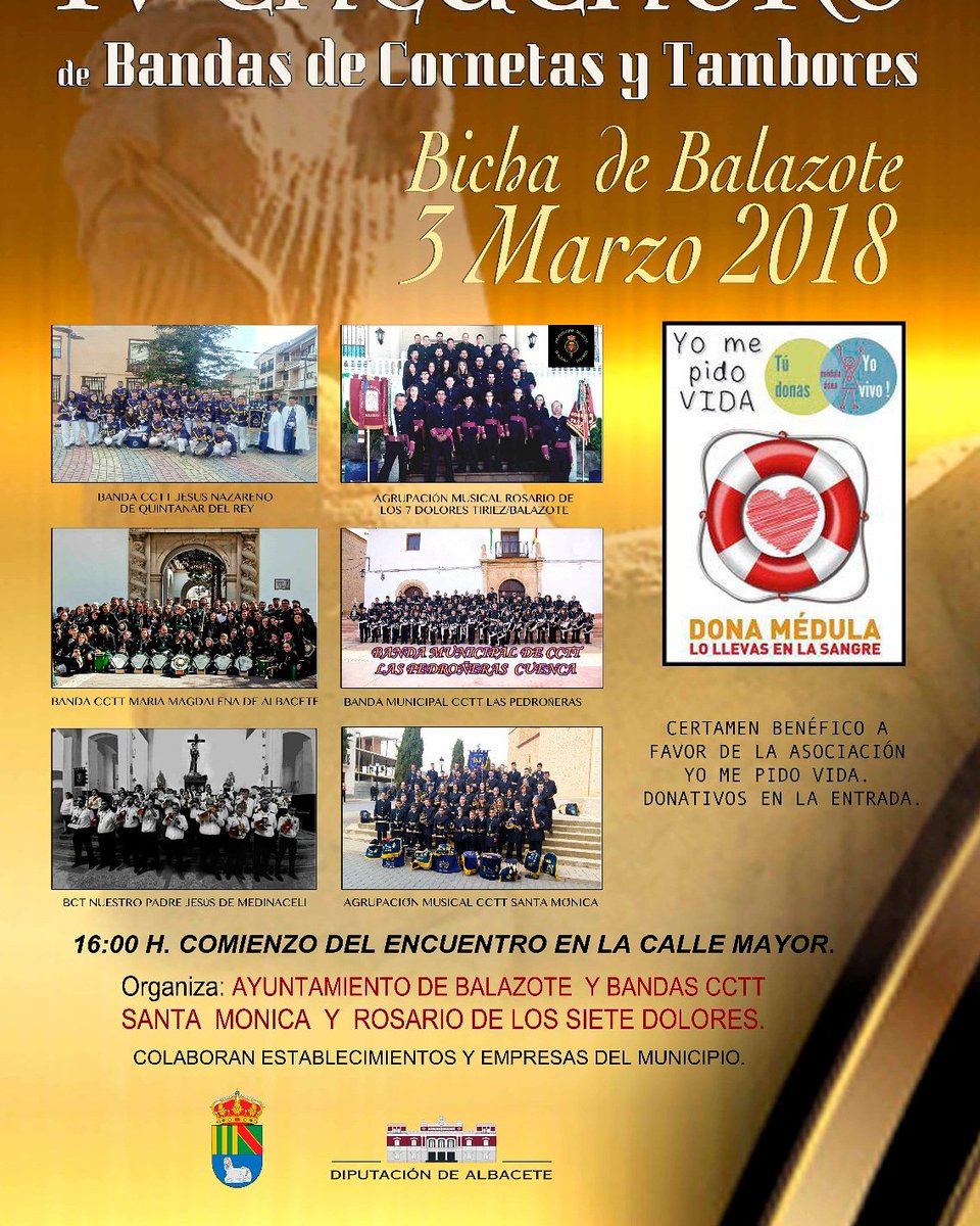 BCCTTMedinaceli's tweet photo. 1° Certamen  que vamos a realizar!!! Bicha de balazote!!! Vamos que esto está aquí ya!!! #ilusión #Medinaceli #yentuesclavitud.... https://t.co/uDWCD7DUcH