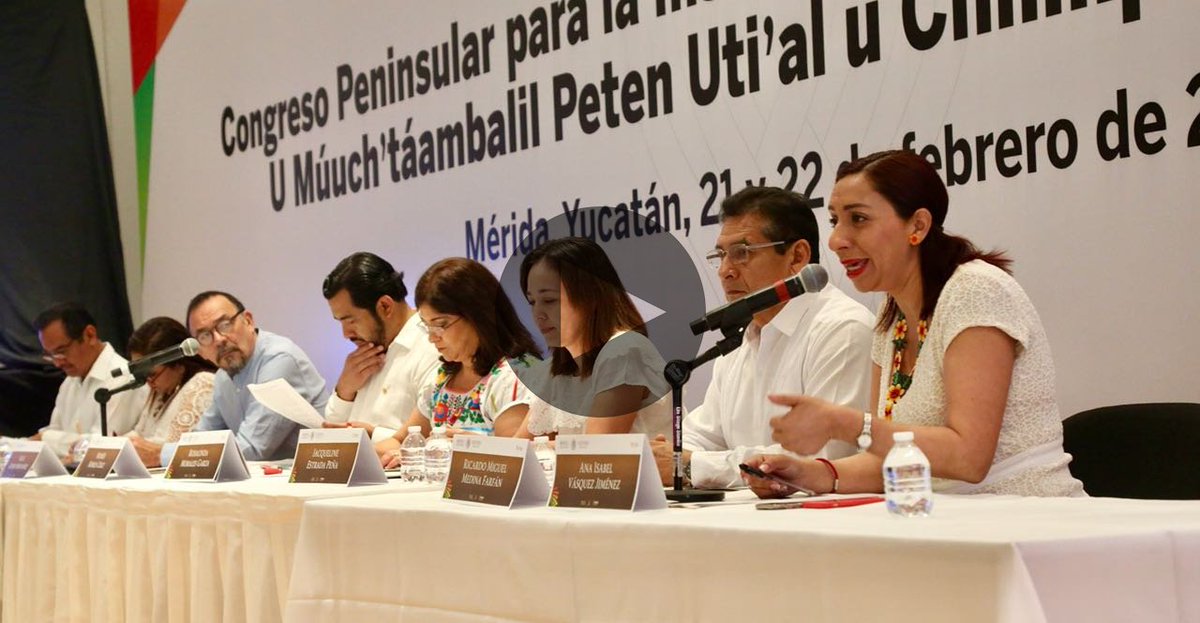 #ENVIVO Congreso Peninsular para la Institucionalización de la Lengua Maya: Perspectivas de las instancias de gobierno respecto de la institucionalización de la lengua maya

facebook.com/CulturaQuintan…