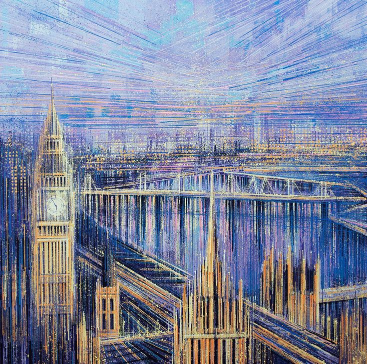 Big Ben, London, ... by <a href="/marctoddart/">Marc Todd</a> #acrylic #painting #art artf.in/1hmvcQ <a href="/artfinder/">Artfinder</a>