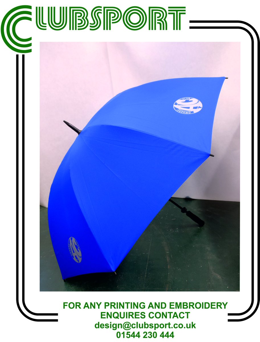 Under my umbrella Ella ella eh eh eh!! this isn't needed today but it soon will be #britishweather, we supply Umbrellas, Pens, Mugs, Keyrings, and anything else I have missed. Good prices available with your logo or team crest. Just message away. #ACOWNERS #shoplocal 😀