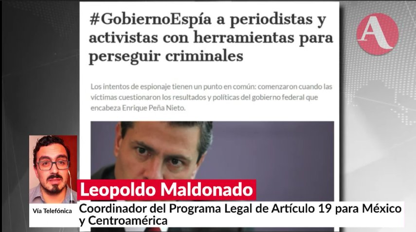 Resultado de imagen para leopoldo maldonado articulo 19