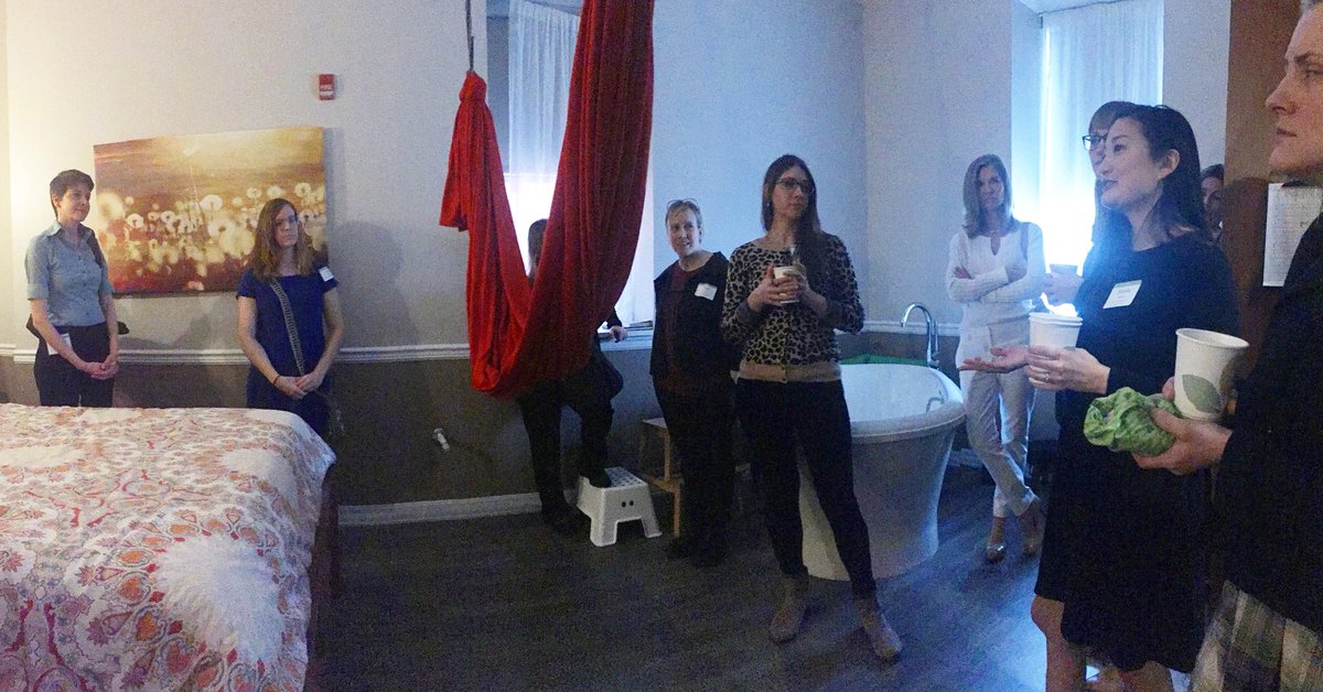 We had a great morning with @GBA_Green and <a href="/RDCollab/">Rothschild Doyno</a> discussing the architectural features of our #birthcenter. Thanks for visiting us!