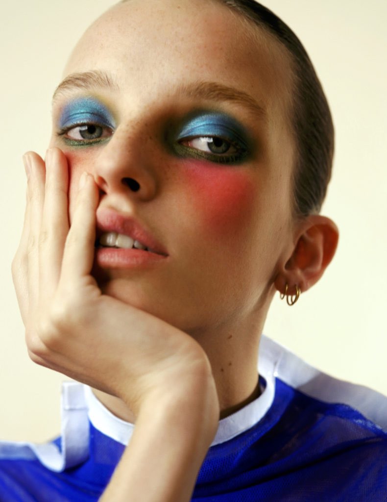 TheWallGroup's tweet photo. Makeup artist #Mayia for #JamillaHoogenboom, @VogueUkraine February 2018. Photographed by #DavidFerrua. #TWGArtists https://t.co/RliU645JlP