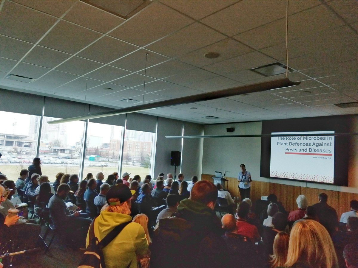 Standing room only at the @Inocucor sponsored Biostimulants Session <a href="/ofvc1/">OFVC</a> If you would like to learn more about microbial based biostimulants, stop by Booth 528.