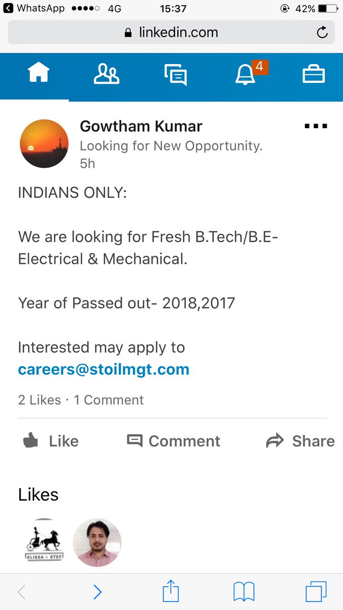 TheNigeriann's tweet photo. Our employment law is sickening to see Job adverts are exclusively for foreigners or Indians in our own soil @benmurraybruce @GovAyoFayose @ProfOsinbajo this cannot continue please. Sterling oil Nigeria @Gidi_Traffic https://t.co/W87ILninFT