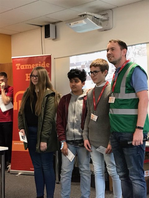 Andy_J77's tweet photo. Winners of @Brother_UK challenge are team H4CK3RS for their crime busting drone solution #hack18 #teamwork #thefuture https://t.co/vJWQQeGPCk