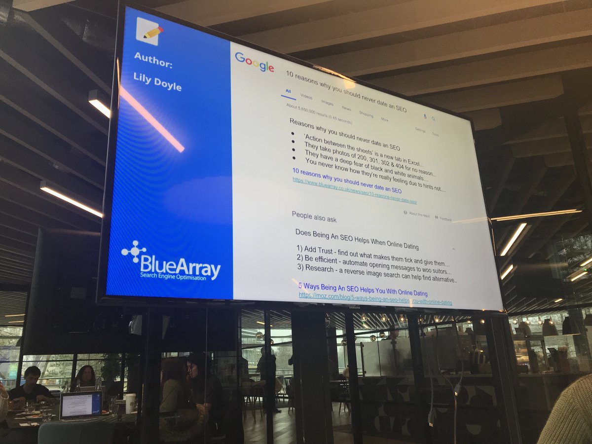 bluearrayseo's tweet image. Today’s #KnowledgeBuffet saw SEO Manager, @louiseamor talk through the teams recent blog posts in #featuredsnippet style! SEO Executive, @seolauranash then took the mic 🎤 to take us through a recent Gap Analysis of hers! A slightly healthier lunch that usual this week! 🥗