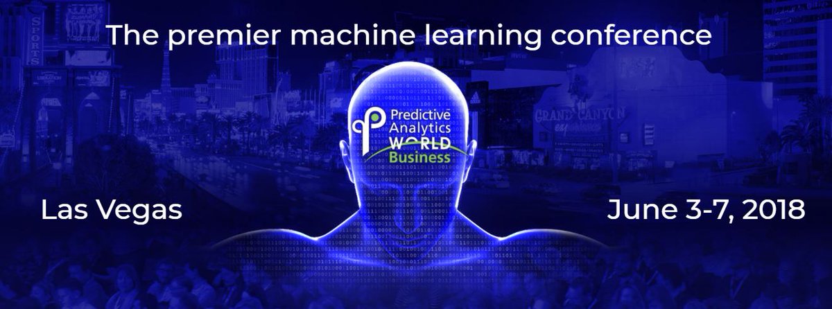 BariAnasse's tweet image. Join us with Prof.Eric Siegel @Predictive #Analytics World Conference goo.gl/YFo66f with great #applieddatascience experts from @CapitalOne,Cisco, @lyft @Uber, @Microsoft,@Northwestern @PayPal, Qantas, @Seagate...#PredictiveAnalytics @predictanalytic