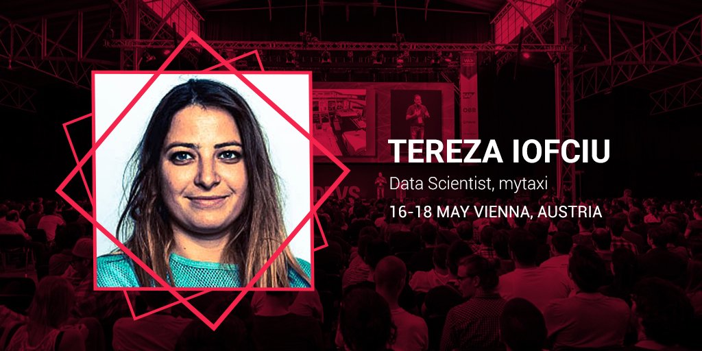 WeAreDevs's tweet image. We are happy to have @terezaif speaking @WeAreDevs World Congress 2018!🎊 She is working in the #datascience team at #mytaxi in Hamburg, focusing on #demandprediction. Moreover, she has been a part of #datascience team at #XING 
👉 ow.ly/Rwhg30iqi4r
#WeAreDevelopers #WAD18