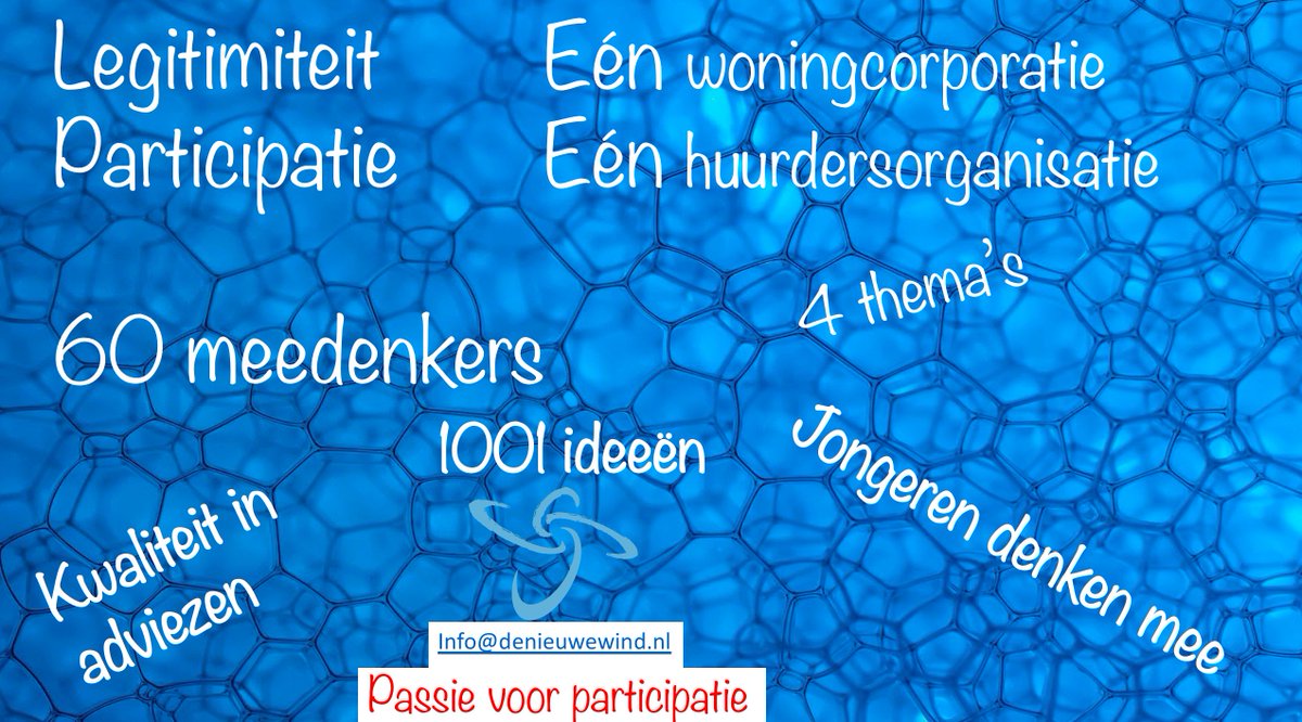 DeNieuweWind's tweet photo. Hoe mooi om beweging te creëren IN de achterban DOOR participatie VOOR legitieme besluitvorming. https://t.co/v6B2TI9JD7