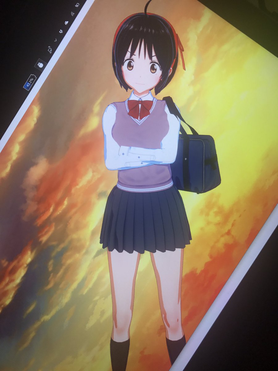 西 Twitterissa ぬかりなく秋モデルの宮水三葉も作った 髪型がやや違う 数日後にオプション増えるアップデート来るらしいのでより似せられれば コイカツ