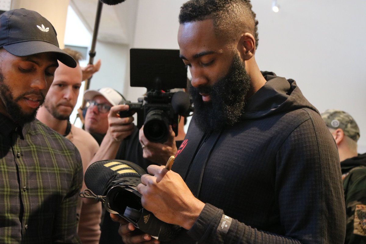 .@JHarden13 debuted the 🔥 Harden Vol. 2 last week! https://t.co/APXIom0bxS