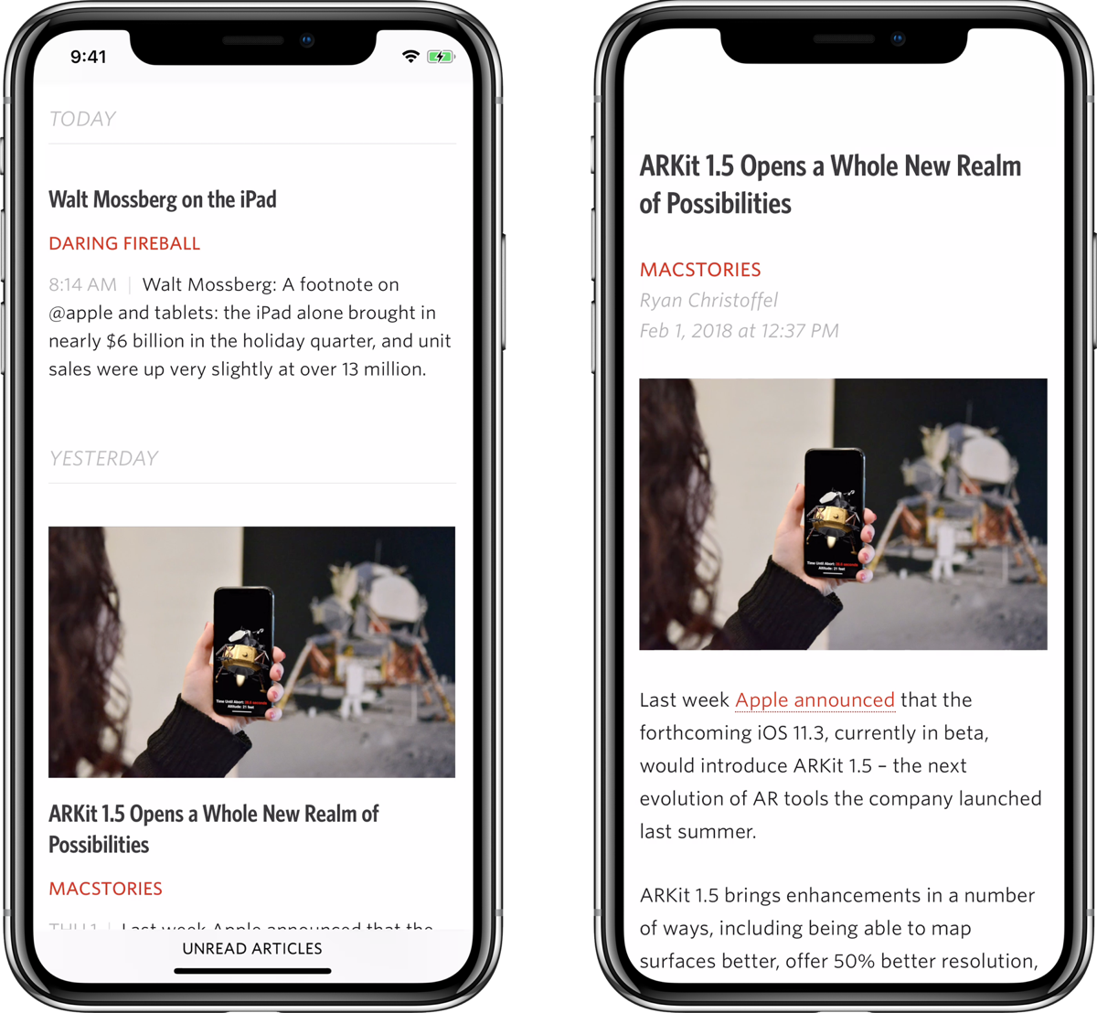 Unread Sorry No Plans For An Android Version