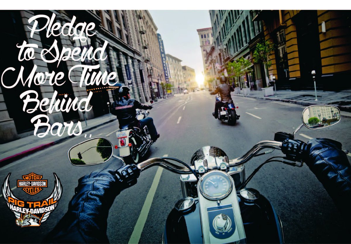 PigTrailHD's tweet photo. Traveling in a car is like watching a movie. Riding a motorcycle is like STARRING in it! #PigTrailExperience #GetBehindBars #HarleyDavidson #FreedomMachine https://t.co/iVCEq18ptb