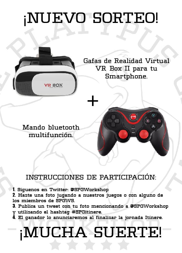 SPGWorkshop's tweet photo. ¡Mañana llega #Itinere a @El_Batel ! Como os venimos anunciando, estaremos allí esperándoos en la Digital Room para jugar a la RV y, faltaría más, con otro concursillo. Aquí tenéis las instrucciones :D 

¡Os esperamos! https://t.co/lub5JlLE73