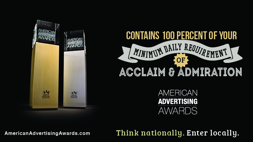 Enter the ADDYs now! Only a few days left. Start putting your best work up here: enter.americanadvertisingawards.com/a/organization…
