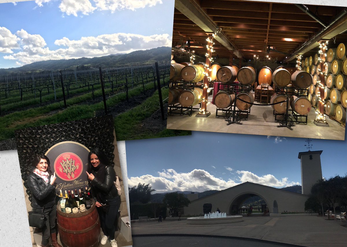 And the #passionforwine took me to #napavalley this time. To V.Sattui and Robert Mondavi - two of the finest wineries in the new world of wines! It was beautiful!