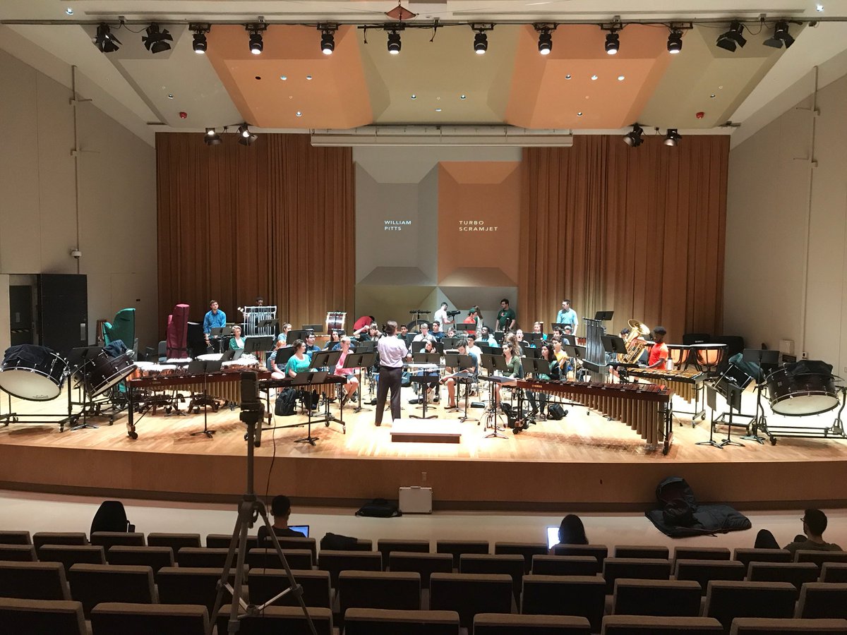 FrostBands's tweet photo. Final preparations are underway for tonight’s joint concert with the Frost Symphonic Winds &amp; Frost Wind Ensemble. Join us in Gusman Hall or via our livestream at 7:30ET. https://t.co/YtPcOWLUmQ #FrostSchoolofMusic https://t.co/KStNClhc6a