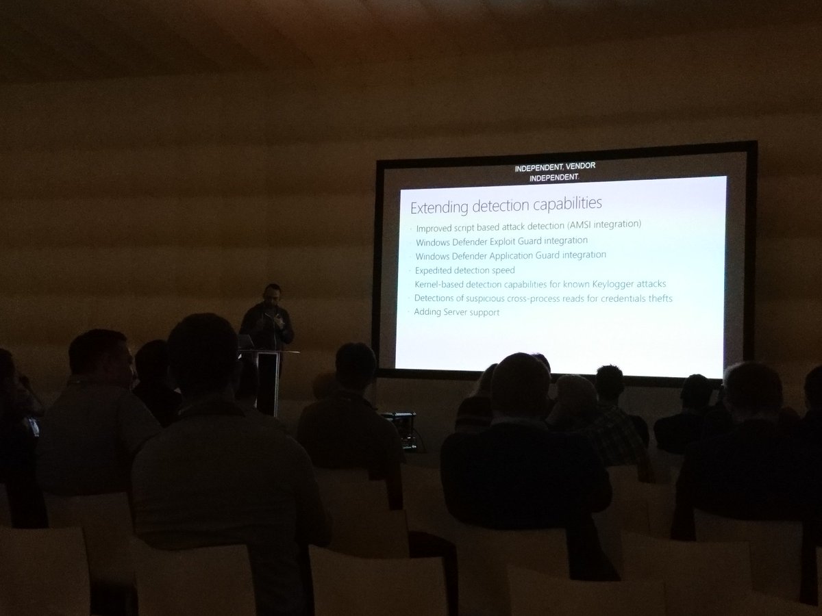 Good to know: All the data you send to your EU-based #WindowsDefenderATP tenant will be handled in a #GDPR compliant way starting May 25th, 2018.
#MSTechSummit #WDATP #Cybersecurity