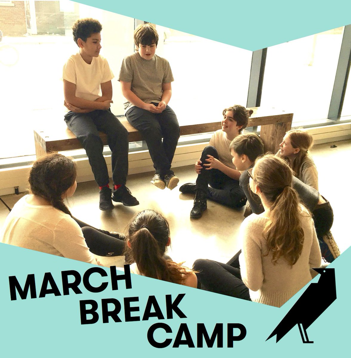 crowstheatre's tweet photo. Due to significant interest the Crow's Kids March Break Camp is now open to children aged 8 to 10 years. Sign up now today! https://t.co/Dv804cL0k6 #CrowsKids #MarchBreakCamp https://t.co/Gpu9BjNlEh