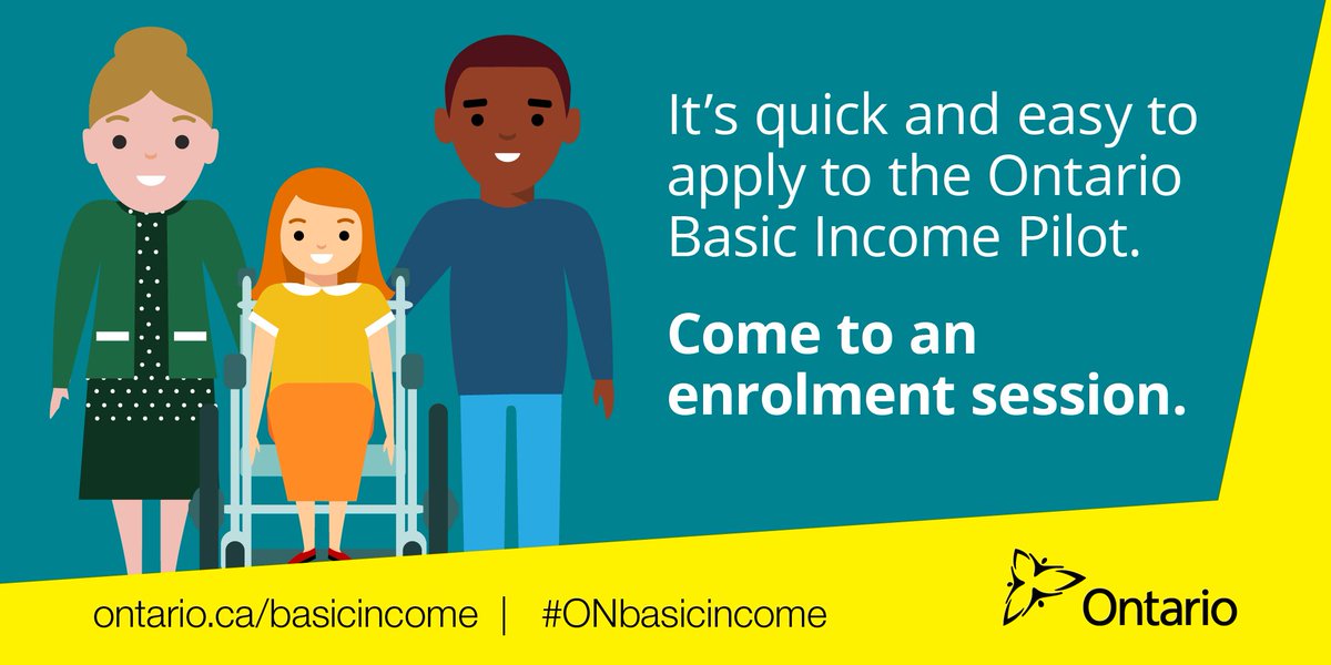 WomensRes_CKL's tweet photo. Ontario’s Basic Income Pilot. See the poster below on where to contact and how to apply! @kawarthalakes #BasicIncome @Fenelon_Falls https://t.co/V3DHjf0NAH